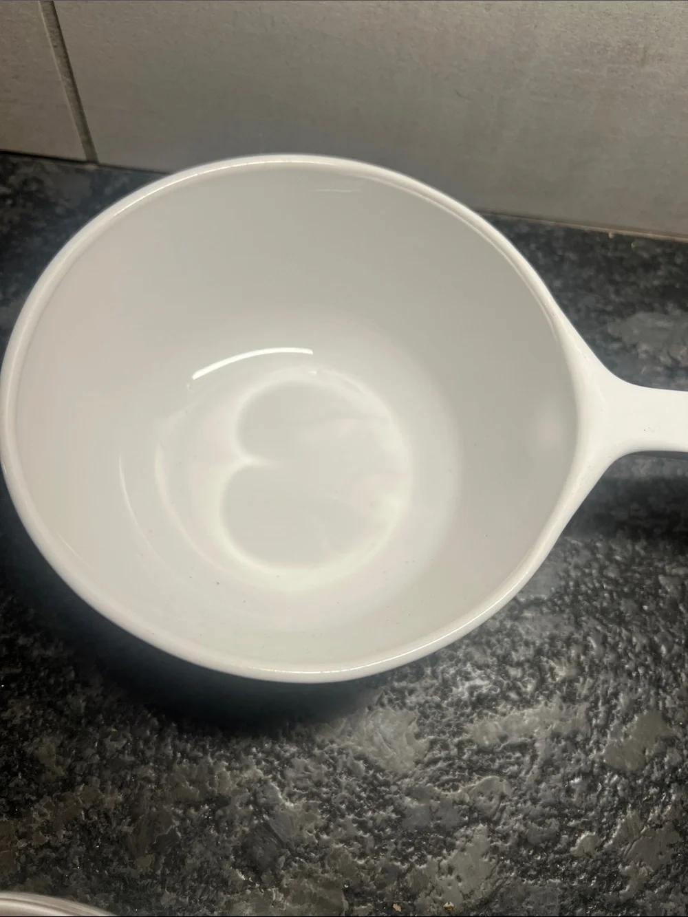 Set of 2 CorningWare White Saucepan w/ 1 Glass Lid - solid white & Spice of Life